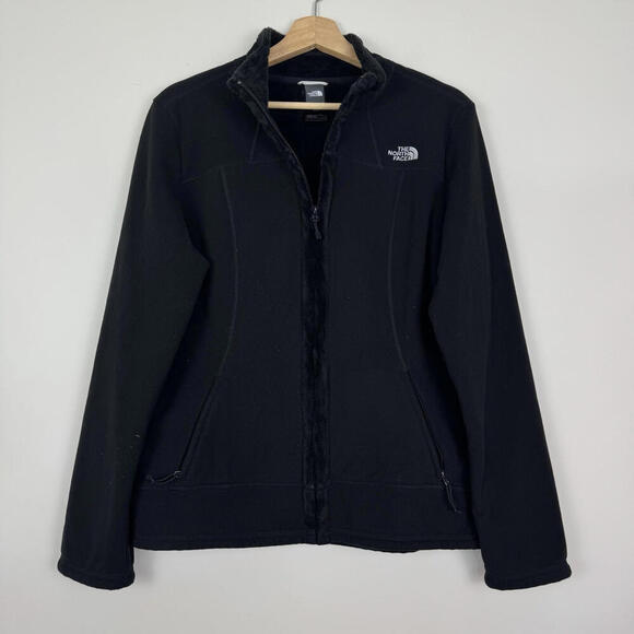 The North Face Morningside Jacket Womens L Black Fleece Full Zip Sweater Outdoor - Picture 1 of 9